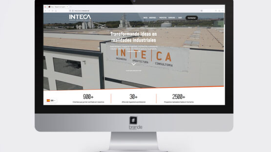 Diseño página web Inteca Ingeniería