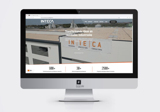 Diseño página web Inteca Ingeniería