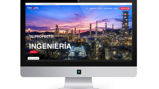 diseno página web Tramita Ingeniería