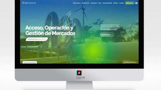 Diseño página web premium Sercomgas
