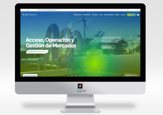 Diseño página web premium Sercomgas