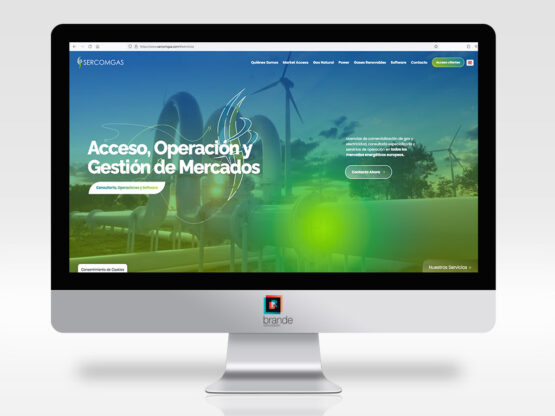 Diseño página web premium Sercomgas