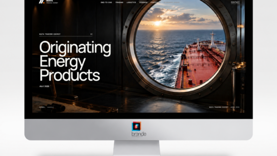 Diseño de página web premium cinematográfica e inmersiva desarrollada por BRANDE