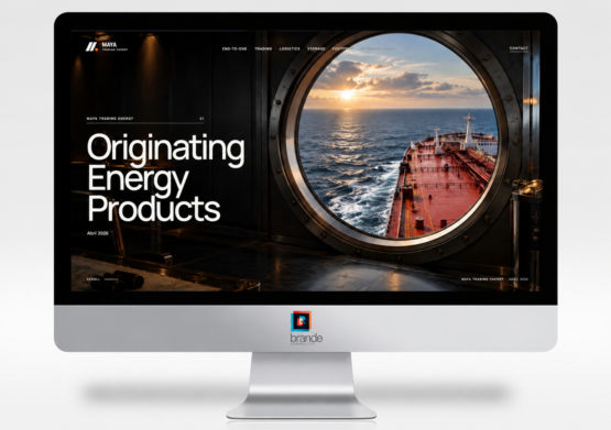 Diseño de página web premium cinematográfica e inmersiva desarrollada por BRANDE